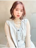LANY 横浜 くびれボブ×大人ピンクベージュ