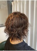 ショートパーマ　原明日香