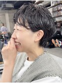マッシュショートパーマ【福岡 デジタルパーマ 髪質改善】