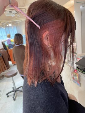 キャンバス バイ ネオリーブ 横浜西口(Canvas by neo.) イヤリングカラー 薄ピンク ピンクブラウン sn