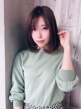 スパイス(SPICE) 20代30代エアリーハニボブスタイルショコラブラウンカラー