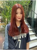 【韓国ヘア】学割u24×イメチェン オレンジカラー×レイヤー