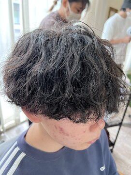 ラボヌールヘアーノーブル 新越谷店(La Bonheur hair noble) 波巻きパーマ/メンズマッシュ