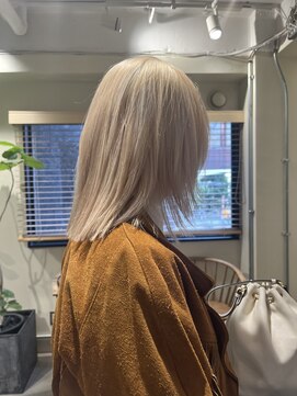 カンナ オーガニック ヘアデザイン(CANNA ORGANIC & HAIR DESIGN) 【代官山/CANNA】ホワイトブロンド/韓国ヘア