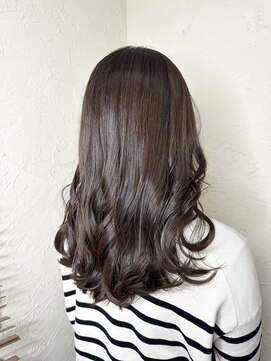 ヘア カンパニー トワ 千葉店(TOWA) 美髪！ブリーチなし！人気オリーブベージュ！！！