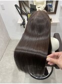 【Lana】美暗髪ココアブラウン　艶髪　髪質改善カラー
