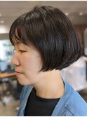 スッキリ丸みボブ！