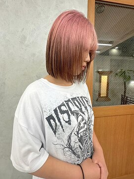 リアン(Lien) ブリーチカラー/ローズピンクブラウン