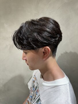 ニコ トウキョウ ヨコハマ(nico) メンズ/センターパート/ニュアンスパーマ