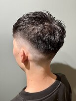 スタンドバーバー 柏(STAND BARBER)&nbsp;ベリーショート/ダークアッシュ/ニュアンスパーマ/韓国マッシュ