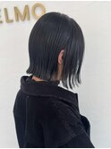 <ELMO. 兒玉> 切りっぱなし外はねボブ