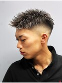 カット×カラー[原宿/MEN'S/学割U24/メンズパーマ]