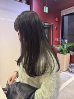 ローレンジウ(LOREN JU)&nbsp;透明感髪質改善ベージュダブルカラーミルクティーグレージュ