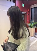透明感髪質改善ベージュダブルカラーミルクティーグレージュ