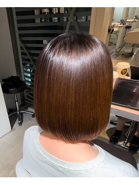 シャムオーツー 国分寺(CHAM:O2) ☆ボブ/新・髪質改善美髪ストレート（矯正）/ synergy☆