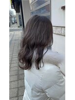 ジーナ 船橋(Zina) 髪質改善*ロングレイヤーグレーベージュ*美髪【Zina船橋】