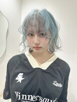 モニカ 栄店(MONIQA)&nbsp;水色×ブラウン