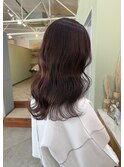 ロング×ピンクラベンダー