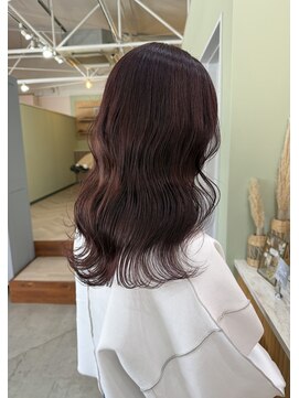 キュオンシア(CUEON. ciea) ロング×ピンクラベンダー