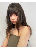 シースルーバングに飽きた方へ　韓国風フルバングヘア
