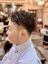 石賀理容所&nbsp;ビジネスマン☆ショートパーマスタイル