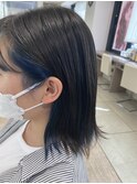 インナーカラーブルー