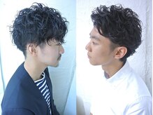 ツイストスパイラル/波巻きも得意。パーマで創る、こなれた無造作感と動き