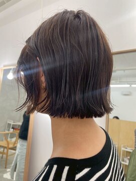 エンドリンク(endlink) 姫カットベリーショート切りっぱなしボブパーマミニボブ