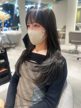 アリスバイアフロート 自由が丘(ALICe by AFLOAT) ワンカール／レイヤーカット／サイドバング【自由が丘】