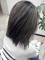 ベルヘアーデザイン 堺東(Belle hair Design)&nbsp;ハイライトレイヤーカットイルミナカラー20代30代40代堺東