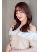 ルームバイシー 新宿(Loom. by Sea)&nbsp;ココアベージュ×レイヤー[小顔/黒髪/オリーブグレー]