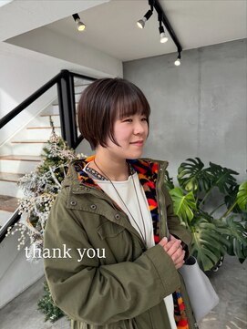 【栗本浩司】大人のショートボブ