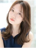 2way前髪ミディアムレイヤー/美髪レイヤー/韓国風デジタルパーマ