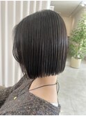 黒髪／クラゲヘアー/オリーブグレー/小顔/ココアベージュ/伊勢崎