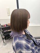 ゴウトゥデイシェアサロン 町田店(GO TODAY SHAiRE SALON)&nbsp;インナーラベンダー/ウルフカット【町田】