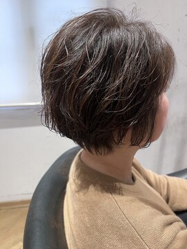 アーカイブ(archive) ショートボブにパーマでふわふわボブ　archive垂水