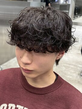 フィフス 渋谷(fifth) 渋谷波巻きツイストスパイラルシャドウルーズパーマツーブロック