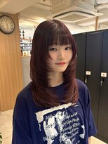ステージレコ(stage Reco)&nbsp;レイヤーカット×レッドブラウン