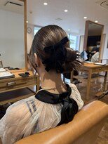 アンソメット 筑後店(UN SOMMET)&nbsp;リボンを使ったカチモリヘア