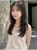 簡単にスタイルできるレイヤーカットと透明感カラー