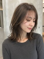 ルポシノエル(rupo si Noel)&nbsp;ハッシュカット/韓国レイヤー/ダークブラウン/髪質改善