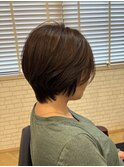 白髪染めとファッションカラーで透明感」