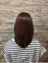ヴィソップ(V.S.O.P)&nbsp;【髪質改善】カラーとストレートで、サラしとミディアム