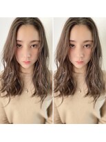 チョビー 銀座(chobii)&nbsp;桜井低温デジタルパーマ×コテ巻き風ロング