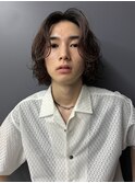 men's/メンズミディアムパーマ/波巻きツイストスパイラル/新宿