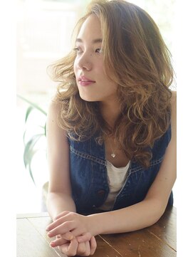 リマ(RIMA) 【RIMA】HARUKI 外国人風☆かきあげたラフな毛束感とAsh Beige