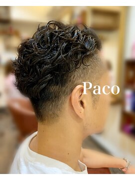 ヘアーズファクトリー パコ(Hair's factory Paco) メンズ　ウェーブパーマ