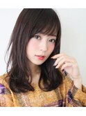 大人暗髪ナチュラルセミディー 神戸 垂水 栗脇おすすめ