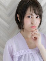 ローマ ギンザ(ROMA Ginza)&nbsp;【ROMA】暗髮、黒髪/透明感くすみカラー/ナチュラル外ハネボブ