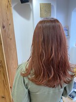 アモヘアー 城山店(amo hair) ☆周りと差をつけるオレンジベージュ☆